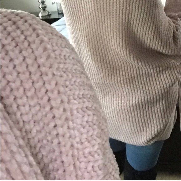 SOLD OUT - Dusty Pink Dolman Chenille - Picture 4 of 8